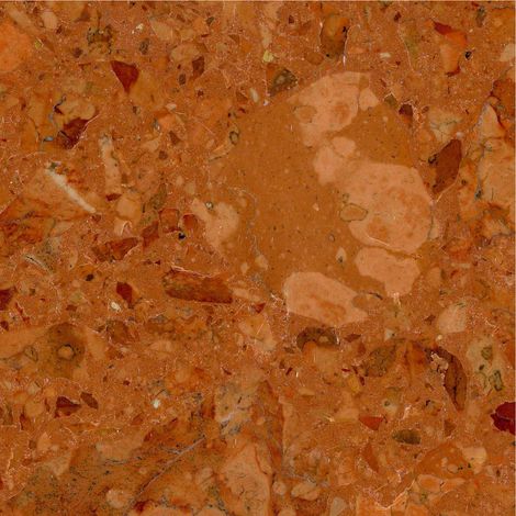 Marbre composite résine COMPOMARBLE ROSSO ASIAGO - 30x30 cm - Satiné - - 30x30 cm - Satiné - boîte de m2