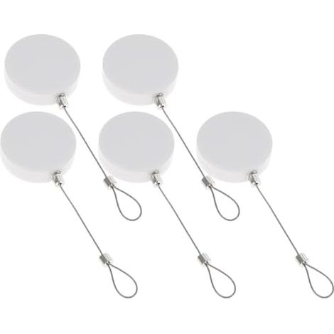 5-teilige 90 cm Stahl-Diebstahlsicherungs-Kabeltrommel mit automatischem Gehäuse für sicheres Kabelmanagement in Wohnmobilgeschäften - (1/5)
