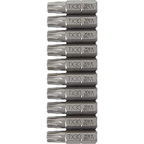 Wera 05072411001 Assortimento di Bit, TX30, Silver (1/4)