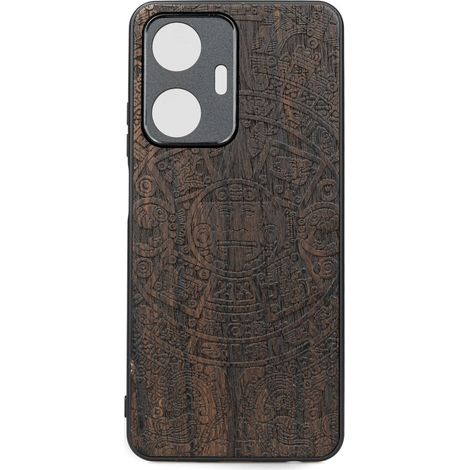 Bewood Realme C55 Custodia in legno CALENDARIO AZTEC ZIRICOTTE