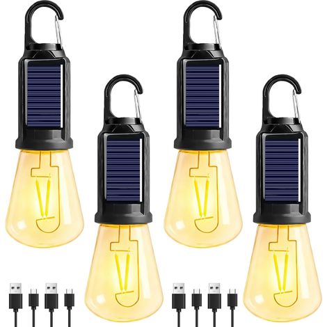 rechargeable camping lights: camping lamp, tent light, LED camping lantern, rechargeable spotlight with hook, waterproof LED tent lantern