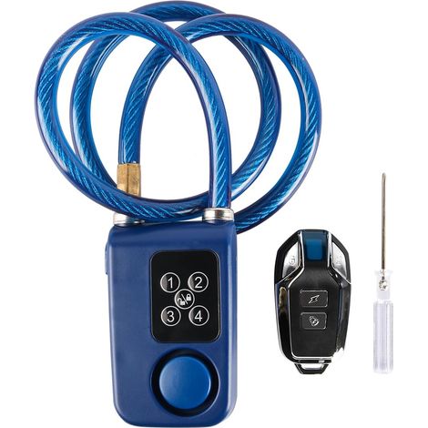 Serrure Intelligente pour vélo et Voiture électrique, télécommande, Code d'alarme, pour Une sécurité et Une commodité accrues, câble de 80 cm/31,5 Pouces (1/5)