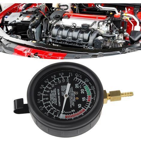 Das Vakuummeter TU-1 mit 14 mm und 18 mm Verteileranschlüssen ist für die meisten Fahrzeuge geeignet (Lieferung inklusive Luftpolsterfolie). (1/5)