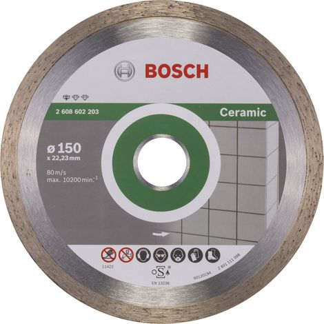 Bosch Disco de diamante Standard for Ceramic 150x22,23x1,6x7 mm 2608602203