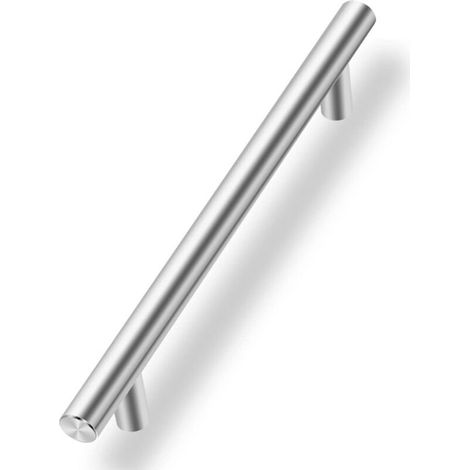 Lot de 10 Poignee de Meuble Cuisine,Poignet de Porte Cuisine en Acier Inoxydable Poignée Tiroir Entraxe 160mm Poignee Porte Cuisine Poignée Porte Cuisine,Surface Brossée (1/5)