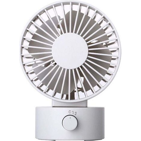 Mini-USB-Tischventilator 102 × 79 × 138 mm, handlich, leise, drei Windgeschwindigkeiten, der ideale Begleiter für unterwegs – Crezuo (1/3)