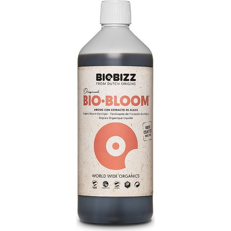 Engrais biologique liquide Bio.Bloom 1 litre – NPK 2-7-4 – Pour floraison abondante en terre, coco, hydroponie – Améliore le développement des plantes – Biobizz