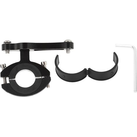 Support de bouteille en alliage d'aluminium noir pour moto électrique, accessoire vélo de montagne, porte-gourde, équipement cycliste (1/5)
