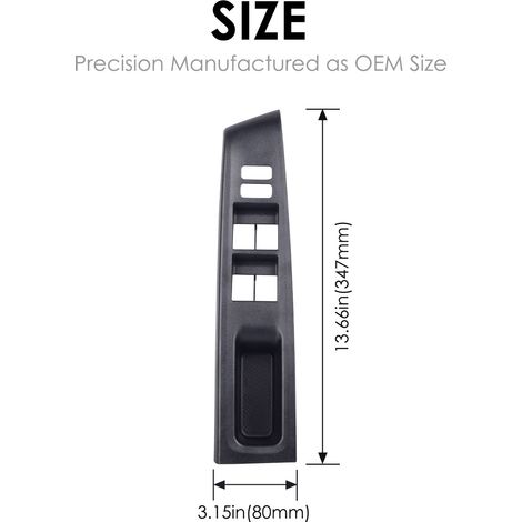 74231-52630-C0 Right Front Window Switch Panel Trim for Toyota Vitz 10-14 (1/4)