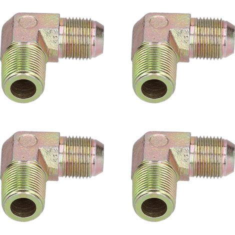 4 pièces coude en acier 3/8 16mm 1100W/1500W accessoires de pompe à Air de stockage à long terme durables pour compresseur (1/5)