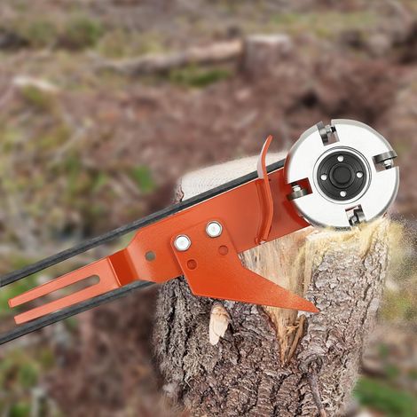 Outil de fendage de bois pour tronçonneuse Power Gouge Log Notcher, tronçonneuse, embout de moulin à sculpter, pour Stihl MS170-250, pour l'écortement du bois, des racines, etc (1/5)