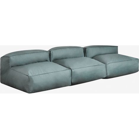 SKLUM Dojans 3-teiliges modulares Gartensofa Grün Éter                                  