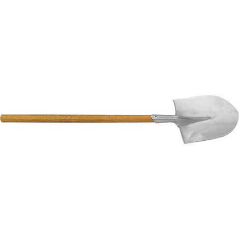 PALA PUNTA MANGO MADERA 420x240MM INOX