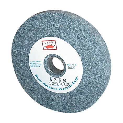 Güde – Meule à touret 125 mm – Grain 36 – Alésage 20 mm – Pour affûtage métal – Compatible tourets G55110 et G55114