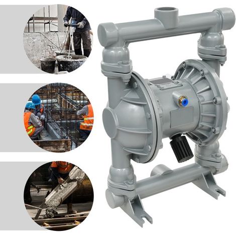 Air Operated 1.5 Inch Aluminum Double Diaphragm Pump for Fluid Transfer Paint (1/5)