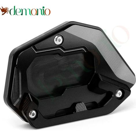 (SANS LOGO Noir) Compatible avec BMW F750 GS F 750 GS f 750gs F750GS. Support de béquille latérale en aluminium pour moto, extension de béquille latérale maxpower (1/4)