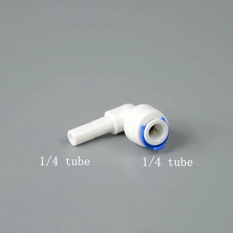 Raccord rapide pour tube PE de 2 1/4 po de diamètre extérieur, système de filtration d'eau potable par osmose inverse familial (1/5)
