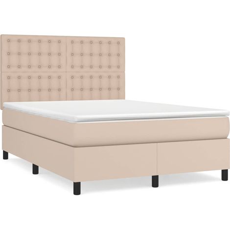Maison Exclusive - Boxspringbett Matratze Cappuccino-Braun 140x20 (1/5)