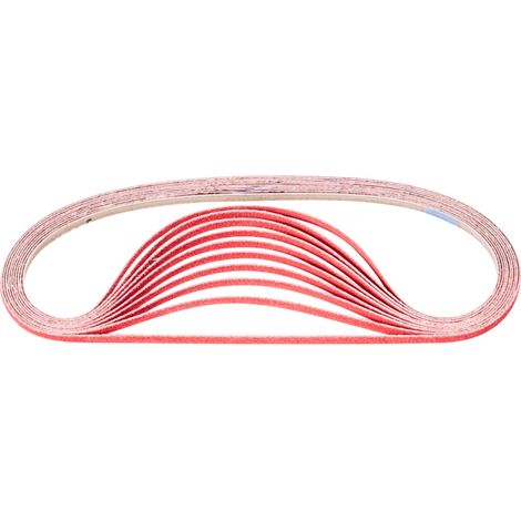 PFERD TOOLS Keramikkorn Schleifband BA 6x610mm CO-COOL80 für Edelstahl-Schliff mit Bandschleifer (100) 100 Stk (1/5)