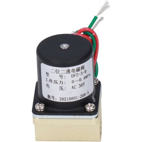 Solenoid Valve Brass Precision Casting Split Design 2/2 Way Threaded Gate Switch for Gas Liquid AC 36V (1/4)