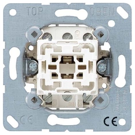 Jung Multi-Switch 1fach (insert), bouton-poussoir avec 2 x 2 contacts NO et position zéro 531-41 U