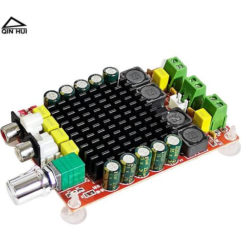 XH-M510 TDA7498 Hochleistungs-Digitalverstärkerplatine 2 x 100W für Auto, 14-32V DC-Netzteil (1/4)