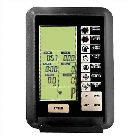 Compteur de vitesse/odomètre pour appareil d'entraînement avec fréquence cardiaque (1/5)