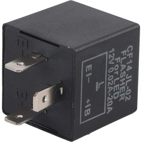 Clignotant 12V 3 broches réglable LED clignotant relais fixe clignotant indicateur CF14 (1/4)