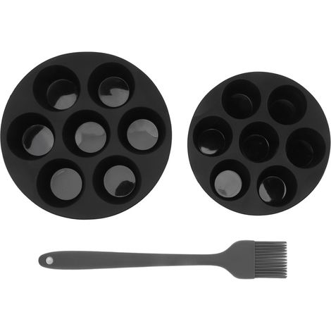 Silikon-Muffinform mit 7 Mulden – 22 mm (7/8 Zoll) – Kuchen- und Donutform – Küchenzubehör (1/5)