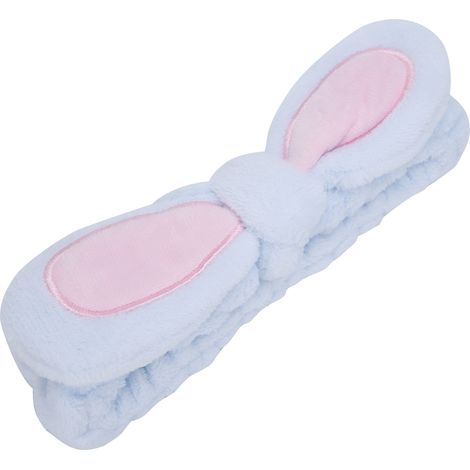 Waschbares, elastisches Haarband mit Hasenohren für Hautpflege, Spa und Schönheit – Lavendel (1/5)