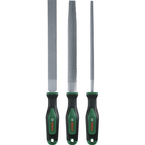 Bosch Juego de escofinas de 3 piezas (1/2)