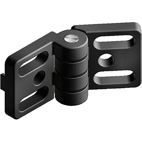 Fath Scharnier 80/40 Item System für Flächenelemente / Aluprofile, Stahl verzinkt - 1 Stück (1/4)