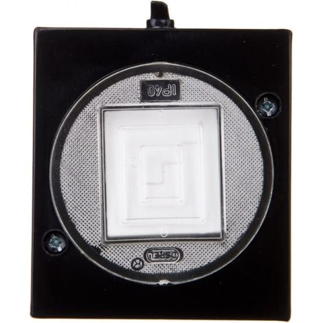 Interruptor de escalera hermético Lambda IP44 negro ŁNH-3LC/25