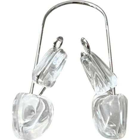 Redresseur de Pont Nasal en Silicone Souple pour la Nuit, Transparent (Double Extrémité) - Correcteur et Formateur de Nez (1/5)