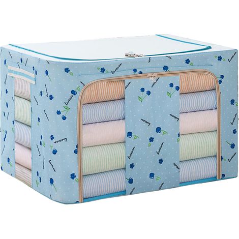 Sac De Rangement Pour Vêtements - Fenêtre Transparente - Poignées De Transport - Fabriqué En Tissu Non Tissé - 1 Pièce (1/5)