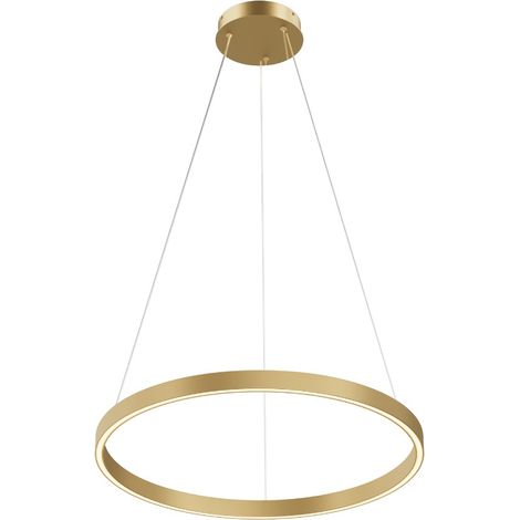 Lampada a sospensione Ring LED 36W ottone/bianco Maytoni (1/5)