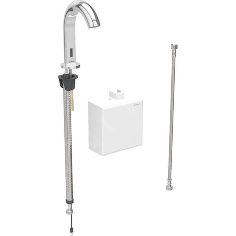 Geberit 116163211 Piave, robinetterie WT, montage au sol, batterie (1/3)