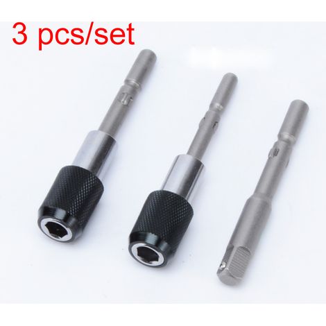 Tournevis magnétique à tige hexagonale de 3 pièces/ensemble 801 802 à 1/4 pouces, support d'embout à dégagement rapide, (1/4)