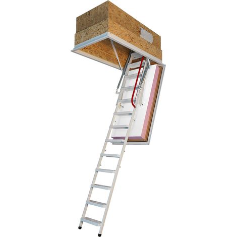 Wippro Passivhaus Dachbodentreppe Klimatec 160 Brandhemmend Lukenmaß 140x70cm (1/5)