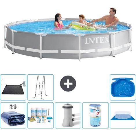 Intex Piscina Prism Frame Rotonda - 366x76 cm - 7-pezzi S31929 (1/4)