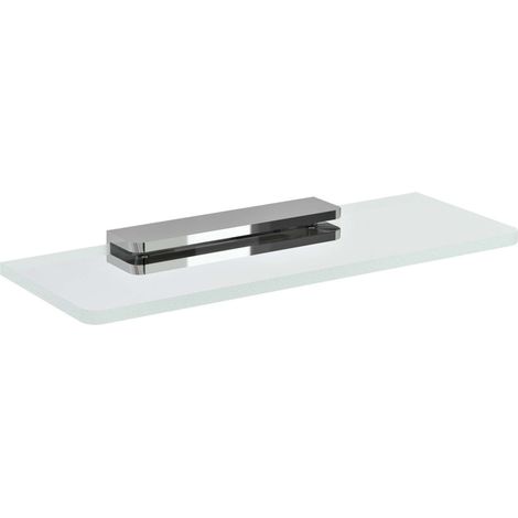 Sapho Pirenei - Étagère, longueur 20 cm, verre transparent/chrome MY009-11 (1/2)