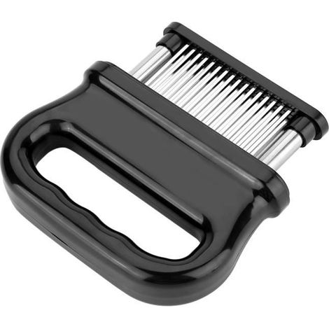 Attendrisseur de viande - GOTOTOP - Modèle à 48 lames - Acier inoxydable - Poignée ABS - Facile à nettoyer (1/4)