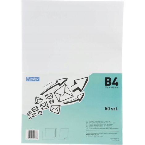 Sobres blancos B4 de aluminio, 50 unidades, 400089462 (1/2)