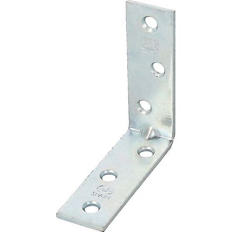 AMIG angulos zincados n 1-60 , Angulo refuerzo zincado. Medidas: 60x19x2mm. Filo recto. (1/3)