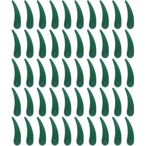 Packung mit 50 Ersatzklingen aus Kunststoff für Bosch Durablade Art 23-18 LI und Art 26-18 LI Rasentrimmer