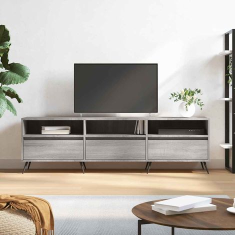 TV-Schrank Grau Sonoma 150x30x44,5 cm Holzwerkstoff (1/5)