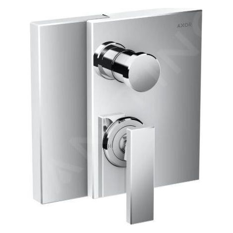 Mélangeur de baignoire encastré HG Axor Edge ensemble prêt chromé (1/3)