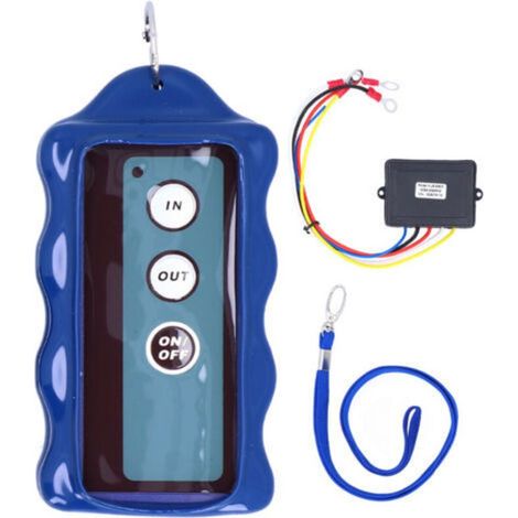 Kit de télécommande de treuil sans fil, interrupteur électrique universel pour Jeeps, VTT, SUV, camions 12 V 434 MHz (1/5)