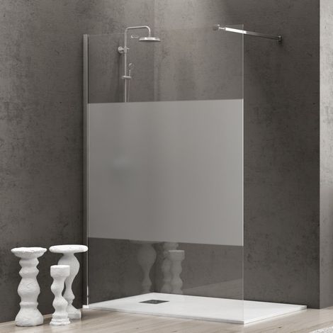 Doccia walk-in 70cm vetro serigrafato altezza 185cm KW1000S kamalu