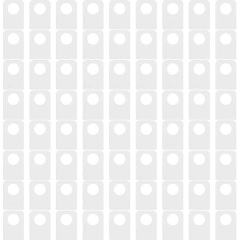 300 languettes adhésives avec trou de suspension pour présentoirs (1/5)